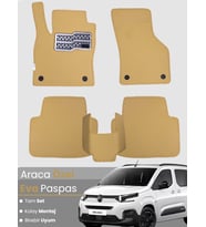 Citroen Berlingo (2019 ve Sonrası) EVA Paspas Tam Set – Birebir Uyum,Araca Özel Tasarım,Kolay Montaj