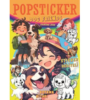 Dog Friends Boyama Kitabı Popsticker
