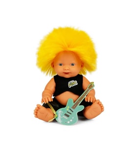 Punk Nil Bebek 23 cm 23495 Sarı Kirpi Saç (Karışık)