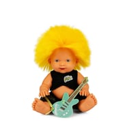 Punk Nil Bebek 23 cm 23495 Sarı Kirpi Saç (Karışık)