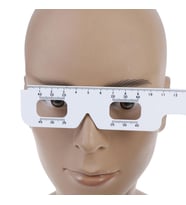 Optik Pupil Oftalmik PD Gözbebeği Mesafe Ölçer Cetvel (1 Adet)