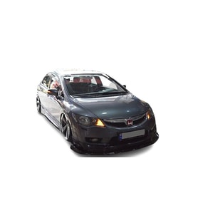 Honda Civic Fd6 (2006-2012) Ön Ek Lip 3 Parça Uyumlu