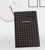 Kişiye Özel Puantiye Desenli Defter