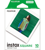 SQUARE anlık Film, beyaz kenarlık, 10 çekim paketi, ambalaj değişebilir