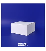 Kurabiye Kutusu ( 25 Adet ) Çok Amaçlı Kutu Büyük Boy Beyaz ( 17,5x15x8 Cm )