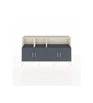 Arges Konsol 6 Raflı 4 Kapaklı 176x30x99 Aytaşı-Antrasit