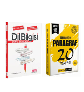 Pegem KPSS Ezberbozan Paragraf Deneme ve AKM Dil Bilgisi Soru Bankası Seti 2 Kitap