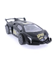 Mulvxurg  Urg02 Die Cast Çek Bırak Metal Siyah Yarış Arabası 86 (Mulvix)
