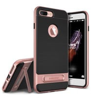 VRSDESIGN iPhone 7 Plus ile Uyumlu High Pro Shield Series Kılıf Rose Gold