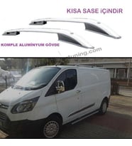 Ford Custom Üst Port Bagaj Tavan Çıtası Kısa 2012+