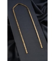 Hematit Doğal Taş Parlak Antik Sarı Küp Kesim 4x4mm Dizi [AA]
