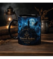 Mooncrest Academy Kişiye Özel Premium Siyah Kupa