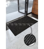 Toz Ve Nem Alıcı Paspas Iş Yeri Paspası Iç Ve Dış Mekan Paspası Giriş Paspası Kapı Paspası (Siyah)
