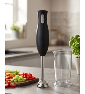 El Blenderı Paslanmaz Çelik Metal Ayaklı Ergonomik Tasarımlı Mutfak Blender