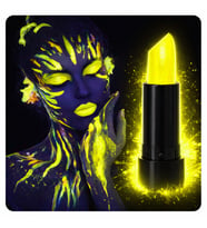 UV Neon Sarı Ruj - Karanlıkta Parlayan Makyaj Boyası
