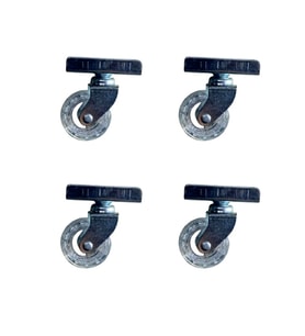 Furç Uzun-Sunta Bilyalı Teker - 20x50 - Şeffaf - 18MM HKS189 - 4 Adet