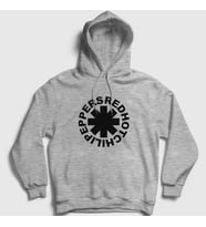 Presmono Unisex Gri Logo V3 Red Hot Chili Peppers Kapüşonlu Sweatshirt 108201tt (Gri)