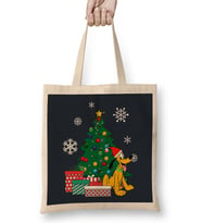Pluto Around The Christmas Tree Bez Çanta Uzun Saplı
