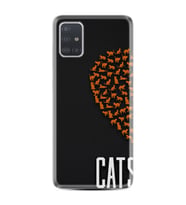 Samsung a71 A72 A73 A7 A9 2018 C7 C9 Kılıf Desenli Silikon Cats 1792