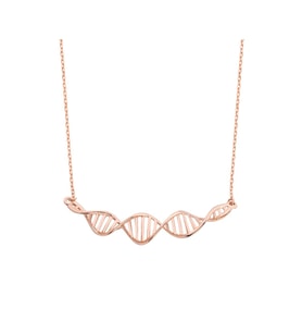 DNA Sarmal Gümüş Kolye GMS371 (Çok Renkli)