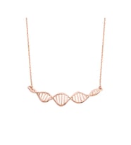 DNA Sarmal Gümüş Kolye GMS371 (Çok Renkli)