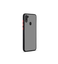 Samsung Galaxy M11 Uyumlu Kılıf Zore Hux Kapak (Siyah)