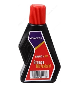 Monopol Istampa Mürekkebi 30 ML Kırmızı