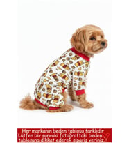 Kedi Köpek Pamuk Penye Tulum Pijama