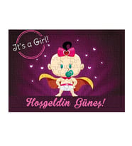 Kız Bebek Hoş geldin Hediyesi İsimli Puzzle