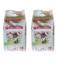 Lumpysand Bebe Pudralı Ince Grey White Kedi Kumu 10 Lt X 2 Adet