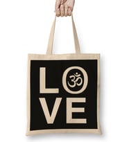 Ohm Symbol Love Bez Çanta Uzun Saplı