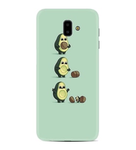 Samsung J6 Plus J7 Prime J7 Pro M20 Kılıf Desenli Silikon Avokadolar1352