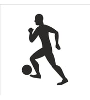 FUTBOLCU FOLYO STİCKER 200cm Uzunluk (Karışık)