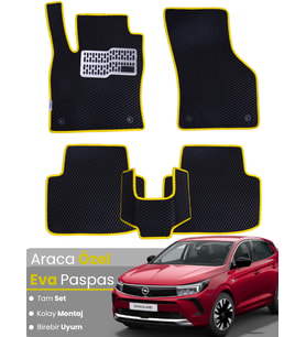OPEL GRANDLAND (2024-2025) Uyumlu EVA Paspas Tam Set–Araca Özel,Kolay Montaj,Oto Paspas