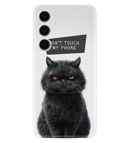 Samsung Galaxy S24 FE Kılıf Boutique Baskılı Resimli Don't Touch Cat Pcode -011