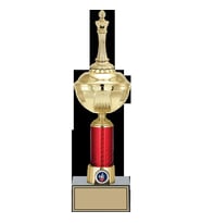 ODAK KUPA - Figürlü Kupalar - Satranç Figürlü Kupalar FG-053 C - 37 cm