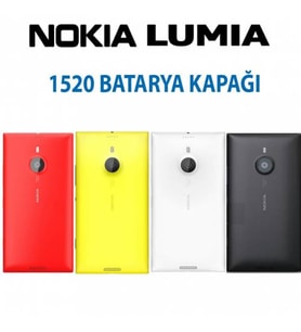 Nokia Lumia 1520 Arka Pil Batarya Kapak (Beyaz)