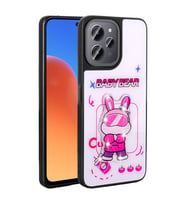 Xiaomi Redmi 12 4G Uyumlu Kılıf Parlayan Kabartmalı İkonik Figürlü Zore Amas Silikon Kapak
