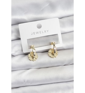 Pirinç Gold Renk Kadın Göçmen Küpe 5886 - GLST8199-8309