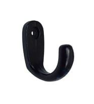 Büyük Tekli Fincan Askı, Dekor Askısı - Siyah, 100 Adet, 12x23x30 Mm