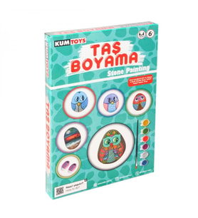 5307 Kumtoys Taş Boyama - Stone Painting / +6 yaş