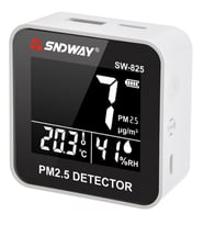 Sndway SW-825 PM2.5 Partikül Ölçer - Sıcaklık ve Nem Monitörü