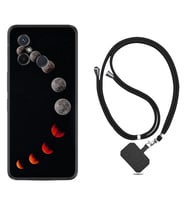 Xiaomi Redmi 12C Kılıf Resimli Boyun Askılı İpli Desenli Silikon Series Mooons 1861