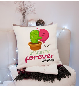 Kişiye Özel Bestfrıend Tasarımlı Yastık