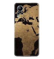 Infınix Note 12 Kılıf Silikon Desen Özel Seri Map Planet 1656