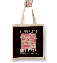 Cosplaying Cats Make Happy Japanese Anime Manga Bez Çanta Uzun Saplı