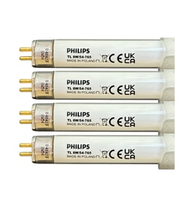 (4 Adet) Philips 8W 765 Beyaz Işık (6500K) G5 Duylu T5 Floresan