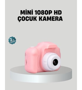 Mini Dijital Çocuk Kamerası 8MP HD Ekranlı 1080P Video ve Şarjlı