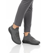 Pierre Cardin Gri Fileli Hafif Kolay Giyilebilir Unisex Spor Ayakkabı PC-32711 G (Füme)