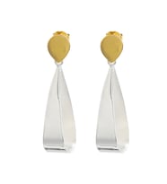 Sallantılı 925 Ayar Gümüş Modern Küpe 201021881